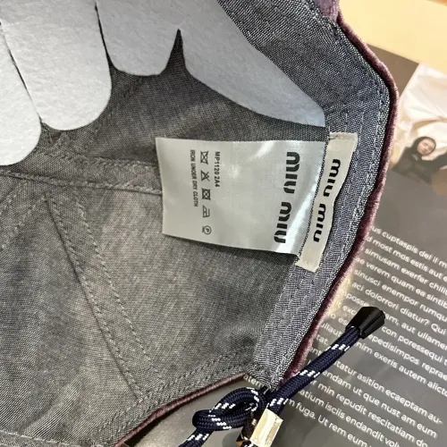 Cheap MIU MIU Caps #1414962 Replica Wholesale [$27.00 USD] [ITEM#1414962] on Replica MIU MIU Caps