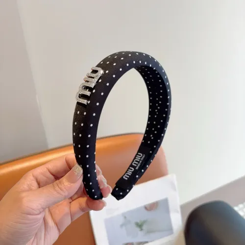 Cheap MIU MIU Headband For Women #1415019 Replica Wholesale [$27.00 USD] [ITEM#1415019] on Replica MIU MIU Headband