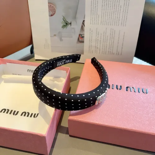 Cheap MIU MIU Headband For Women #1415019 Replica Wholesale [$27.00 USD] [ITEM#1415019] on Replica MIU MIU Headband
