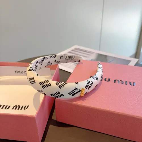 Cheap MIU MIU Headband For Women #1415044 Replica Wholesale [$27.00 USD] [ITEM#1415044] on Replica MIU MIU Headband