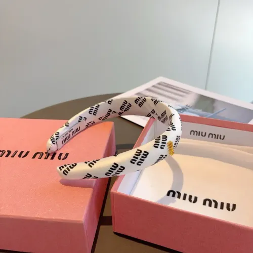Cheap MIU MIU Headband For Women #1415044 Replica Wholesale [$27.00 USD] [ITEM#1415044] on Replica MIU MIU Headband