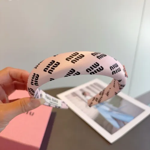 Cheap MIU MIU Headband For Women #1415045 Replica Wholesale [$27.00 USD] [ITEM#1415045] on Replica MIU MIU Headband