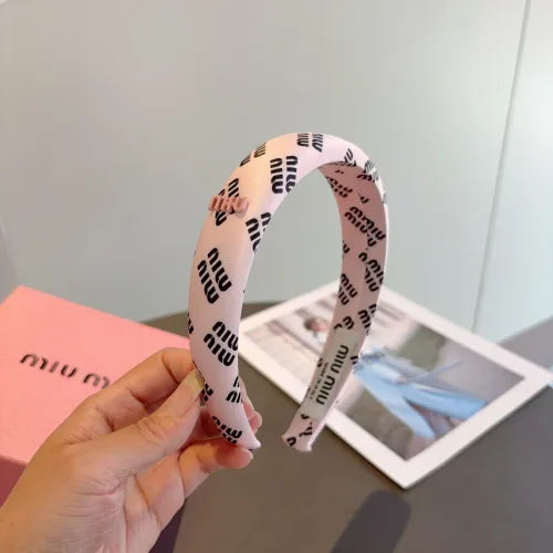 Cheap MIU MIU Headband For Women #1415045 Replica Wholesale [$27.00 USD] [ITEM#1415045] on Replica MIU MIU Headband