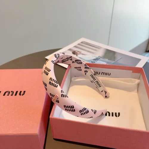 Cheap MIU MIU Headband For Women #1415045 Replica Wholesale [$27.00 USD] [ITEM#1415045] on Replica MIU MIU Headband