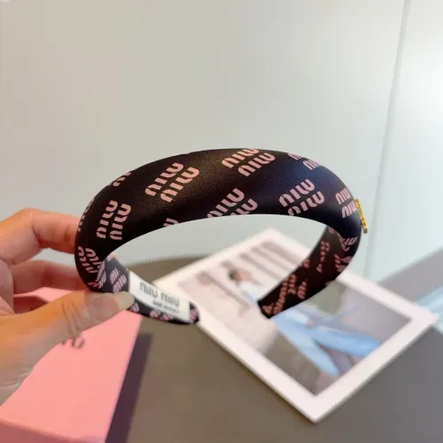 Cheap MIU MIU Headband For Women #1415046 Replica Wholesale [$27.00 USD] [ITEM#1415046] on Replica MIU MIU Headband