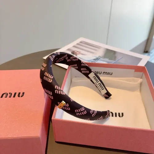 Cheap MIU MIU Headband For Women #1415046 Replica Wholesale [$27.00 USD] [ITEM#1415046] on Replica MIU MIU Headband