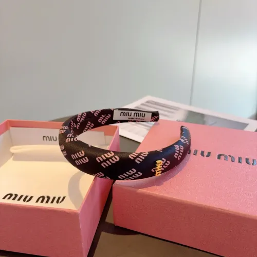 Cheap MIU MIU Headband For Women #1415046 Replica Wholesale [$27.00 USD] [ITEM#1415046] on Replica MIU MIU Headband