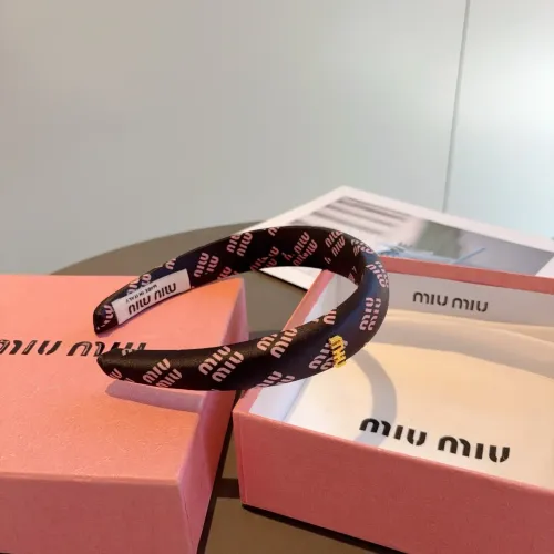 Cheap MIU MIU Headband For Women #1415046 Replica Wholesale [$27.00 USD] [ITEM#1415046] on Replica MIU MIU Headband