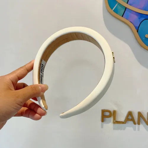 Cheap MIU MIU Headband For Women #1415153 Replica Wholesale [$27.00 USD] [ITEM#1415153] on Replica MIU MIU Headband