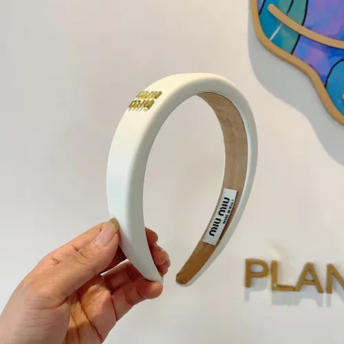 Cheap MIU MIU Headband For Women #1415153 Replica Wholesale [$27.00 USD] [ITEM#1415153] on Replica MIU MIU Headband