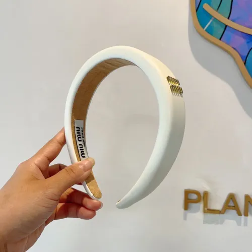 Cheap MIU MIU Headband For Women #1415153 Replica Wholesale [$27.00 USD] [ITEM#1415153] on Replica MIU MIU Headband