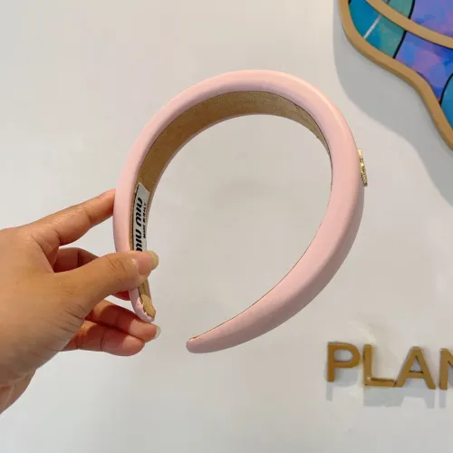 Cheap MIU MIU Headband For Women #1415154 Replica Wholesale [$27.00 USD] [ITEM#1415154] on Replica MIU MIU Headband