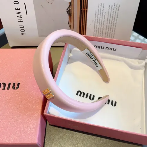Cheap MIU MIU Headband For Women #1415154 Replica Wholesale [$27.00 USD] [ITEM#1415154] on Replica MIU MIU Headband