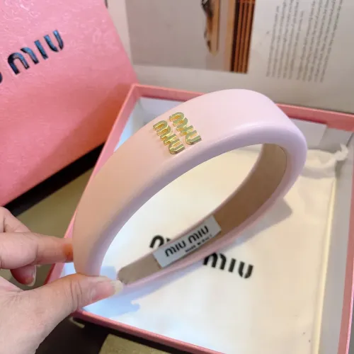Cheap MIU MIU Headband For Women #1415154 Replica Wholesale [$27.00 USD] [ITEM#1415154] on Replica MIU MIU Headband