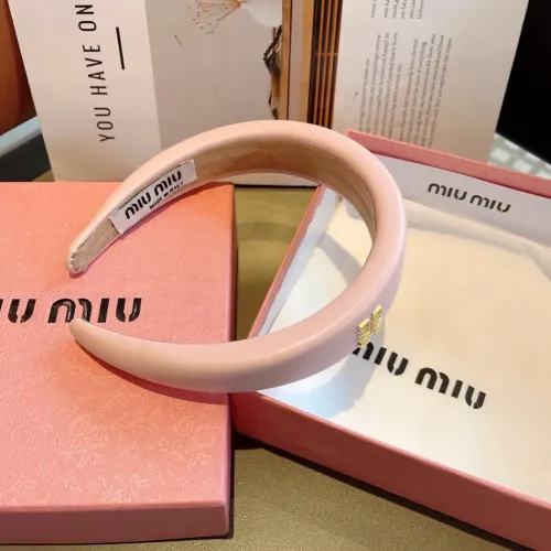 Cheap MIU MIU Headband For Women #1415154 Replica Wholesale [$27.00 USD] [ITEM#1415154] on Replica MIU MIU Headband