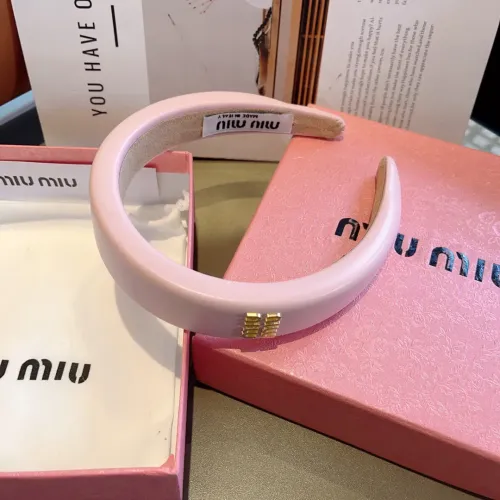 Cheap MIU MIU Headband For Women #1415154 Replica Wholesale [$27.00 USD] [ITEM#1415154] on Replica MIU MIU Headband
