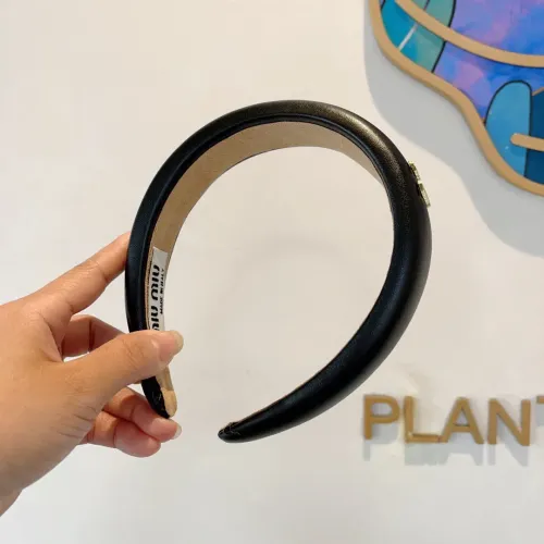 Cheap MIU MIU Headband For Women #1415155 Replica Wholesale [$27.00 USD] [ITEM#1415155] on Replica MIU MIU Headband