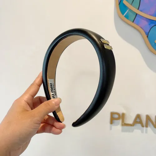 Cheap MIU MIU Headband For Women #1415155 Replica Wholesale [$27.00 USD] [ITEM#1415155] on Replica MIU MIU Headband