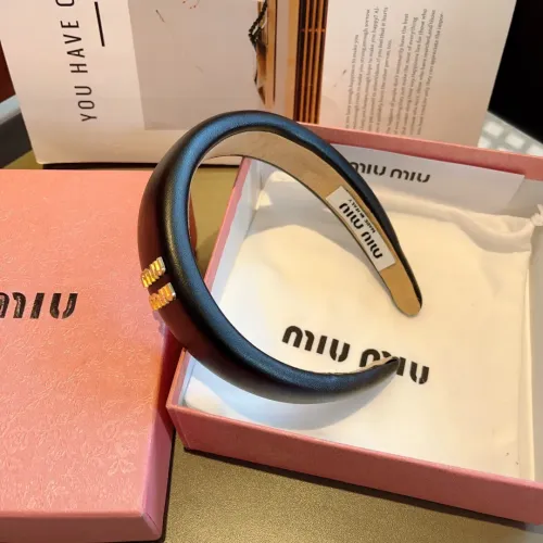 Cheap MIU MIU Headband For Women #1415155 Replica Wholesale [$27.00 USD] [ITEM#1415155] on Replica MIU MIU Headband