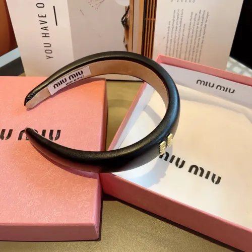 Cheap MIU MIU Headband For Women #1415155 Replica Wholesale [$27.00 USD] [ITEM#1415155] on Replica MIU MIU Headband