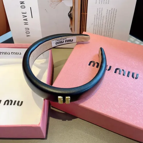 Cheap MIU MIU Headband For Women #1415155 Replica Wholesale [$27.00 USD] [ITEM#1415155] on Replica MIU MIU Headband
