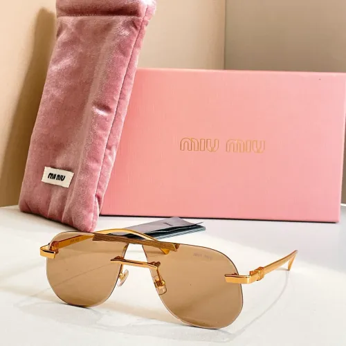 Cheap MIU MIU AAA Quality Sunglasses #1415182 Replica Wholesale [$60.00 USD] [ITEM#1415182] on Replica MIU MIU AAA Sunglasses