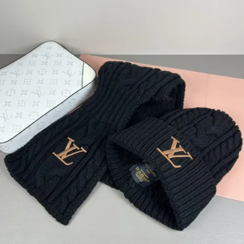 Cheap Louis Vuitton LV Hat and Scarf Set #1415429 Replica Wholesale [$42.00 USD] [ITEM#1415429] on Replica Louis Vuitton LV Hat and Scarf and Glove Set