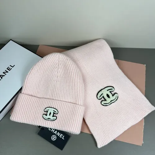Cheap Chanel Hat and Scarf Set #1415435 Replica Wholesale [$45.00 USD] [ITEM#1415435] on Replica Chanel Hat and Scarf and Glove Set