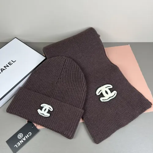 Cheap Chanel Hat and Scarf Set #1415438 Replica Wholesale [$45.00 USD] [ITEM#1415438] on Replica Chanel Hat and Scarf and Glove Set