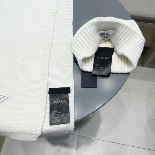 Cheap Prada Hat and Scarf Set #1415786 Replica Wholesale [$64.00 USD] [ITEM#1415786] on Replica Prada Hat and Scarf and Glove Set