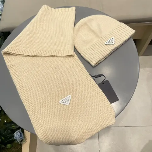 Cheap Prada Hat and Scarf Set #1415787 Replica Wholesale [$64.00 USD] [ITEM#1415787] on Replica Prada Hat and Scarf and Glove Set