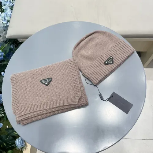 Cheap Prada Hat and Scarf Set #1415788 Replica Wholesale [$64.00 USD] [ITEM#1415788] on Replica Prada Hat and Scarf and Glove Set