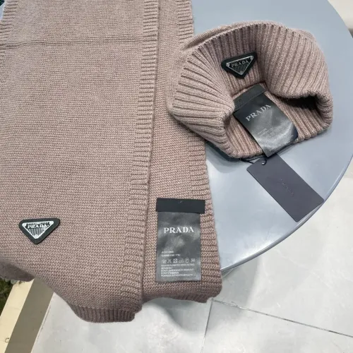 Cheap Prada Hat and Scarf Set #1415788 Replica Wholesale [$64.00 USD] [ITEM#1415788] on Replica Prada Hat and Scarf and Glove Set