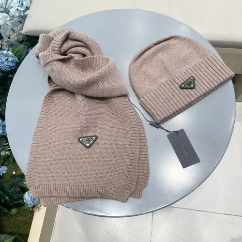 Cheap Prada Hat and Scarf Set #1415788 Replica Wholesale [$64.00 USD] [ITEM#1415788] on Replica Prada Hat and Scarf and Glove Set
