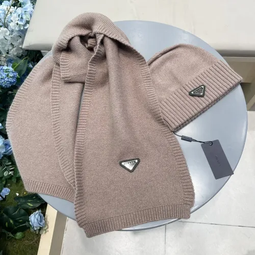 Cheap Prada Hat and Scarf Set #1415788 Replica Wholesale [$64.00 USD] [ITEM#1415788] on Replica Prada Hat and Scarf and Glove Set