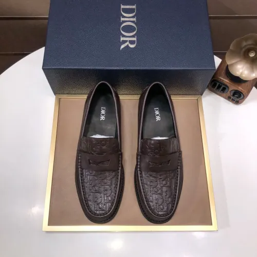 Cheap Christian Dior Leather Shoes For Men #1415799 Replica Wholesale [$100.00 USD] [ITEM#1415799] on Replica Christian Dior Leather Shoes