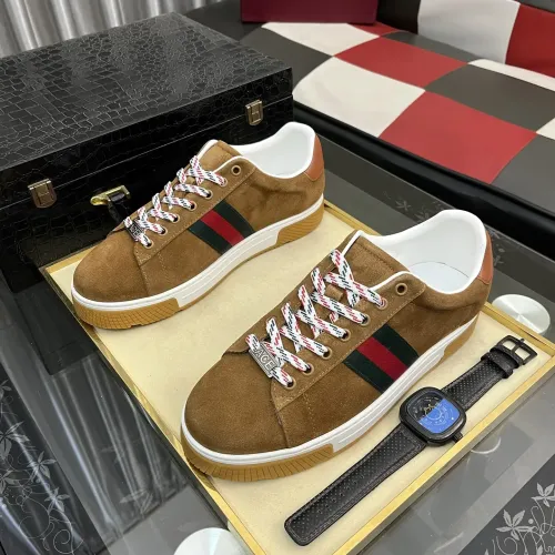 Cheap Gucci Casual Shoes For Men #1415840 Replica Wholesale [$85.00 USD] [ITEM#1415840] on Replica Gucci Casual Shoes