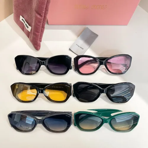 Cheap MIU MIU AAA Quality Sunglasses #1415946 Replica Wholesale [$60.00 USD] [ITEM#1415946] on Replica MIU MIU AAA Sunglasses