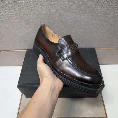 Cheap Prada Leather Shoes For Men #1416027 Replica Wholesale [$98.00 USD] [ITEM#1416027] on Replica Prada Leather Shoes
