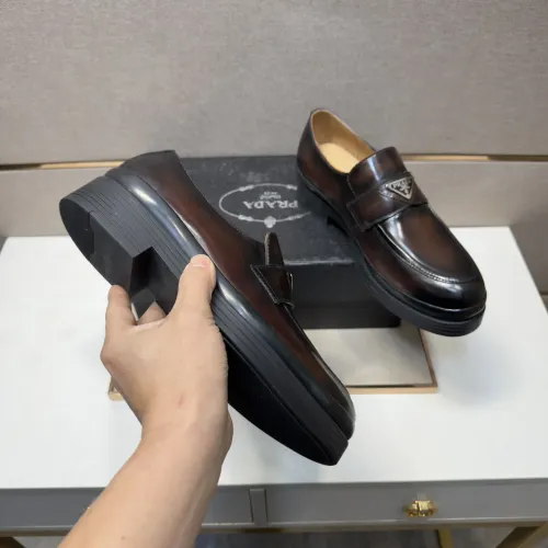 Cheap Prada Leather Shoes For Men #1416027 Replica Wholesale [$98.00 USD] [ITEM#1416027] on Replica Prada Leather Shoes