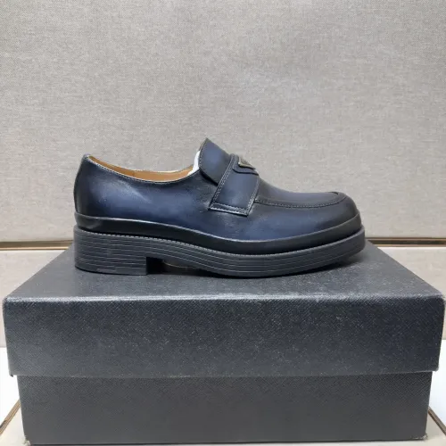 Cheap Prada Leather Shoes For Men #1416030 Replica Wholesale [$98.00 USD] [ITEM#1416030] on Replica Prada Leather Shoes
