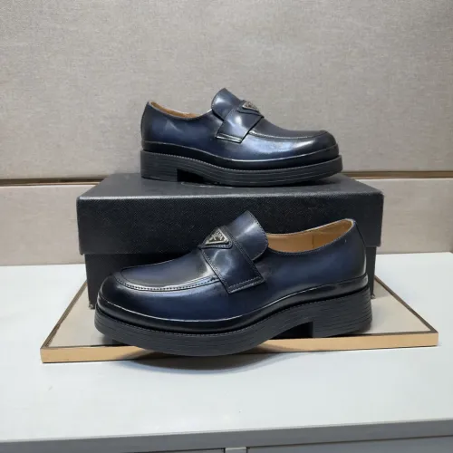 Cheap Prada Leather Shoes For Men #1416030 Replica Wholesale [$98.00 USD] [ITEM#1416030] on Replica Prada Leather Shoes