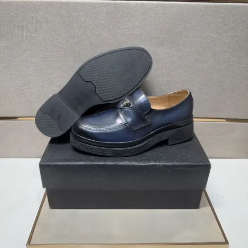 Cheap Prada Leather Shoes For Men #1416030 Replica Wholesale [$98.00 USD] [ITEM#1416030] on Replica Prada Leather Shoes