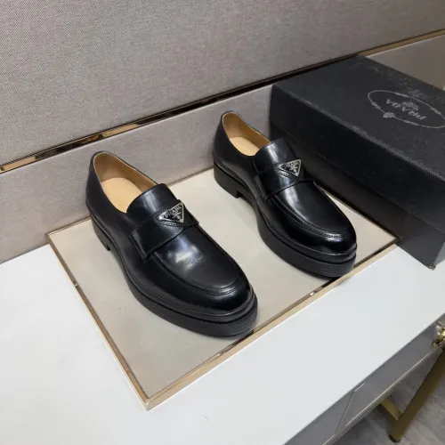 Cheap Prada Leather Shoes For Men #1416031 Replica Wholesale [$98.00 USD] [ITEM#1416031] on Replica Prada Leather Shoes