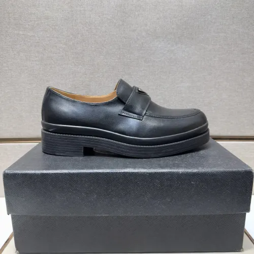 Cheap Prada Leather Shoes For Men #1416031 Replica Wholesale [$98.00 USD] [ITEM#1416031] on Replica Prada Leather Shoes