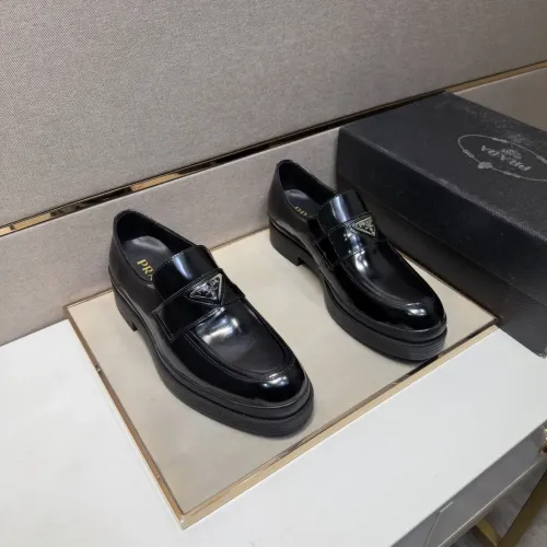 Cheap Prada Leather Shoes For Men #1416032 Replica Wholesale [$98.00 USD] [ITEM#1416032] on Replica Prada Leather Shoes