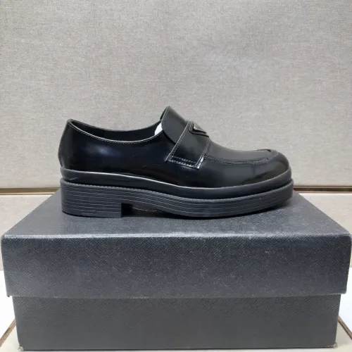 Cheap Prada Leather Shoes For Men #1416032 Replica Wholesale [$98.00 USD] [ITEM#1416032] on Replica Prada Leather Shoes