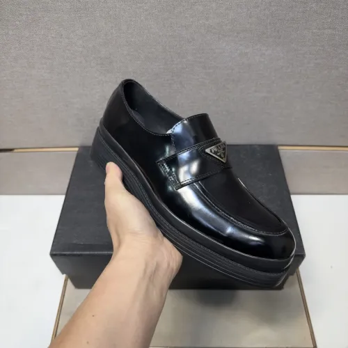 Cheap Prada Leather Shoes For Men #1416032 Replica Wholesale [$98.00 USD] [ITEM#1416032] on Replica Prada Leather Shoes