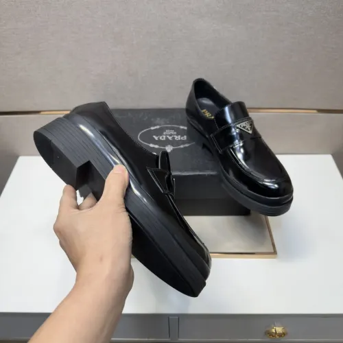 Cheap Prada Leather Shoes For Men #1416032 Replica Wholesale [$98.00 USD] [ITEM#1416032] on Replica Prada Leather Shoes