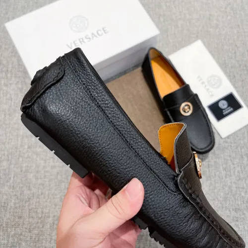 Cheap Versace Leather Shoes For Men #1416056 Replica Wholesale [$85.00 USD] [ITEM#1416056] on Replica Versace Leather Shoes